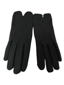 Handschuhe>eem Strickhandschuhe schwarz