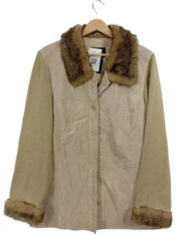 Strickbekleidung> Strickjacke Größe 42 beige