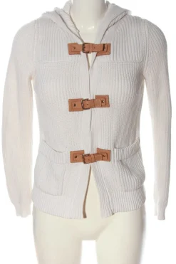 Strickbekleidung>Massimo Dutti Strickjacke Größe 36 weiß