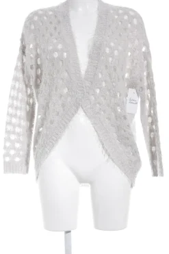 Strickbekleidung>Monari Strickjacke Größe 36 hellgrau