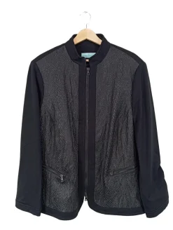 Strickbekleidung>Pfeffinger Strickjacke Größe 48 schwarz