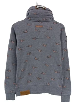 Strickbekleidung>Naketano Strickjacke Größe 34 hellgraubraun