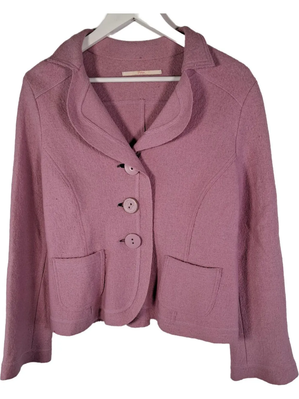 Strickbekleidung> Strickjacke Größe 42 rosa