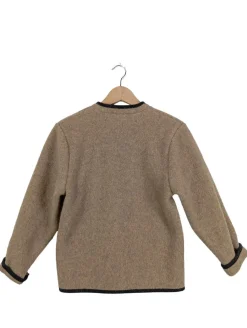 Strickbekleidung>Giesswein Strickjacke Größe 44 braunschwarz