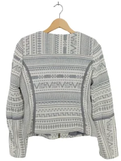 Strickbekleidung>H&M Strickjacke Größe 36 hellgrau