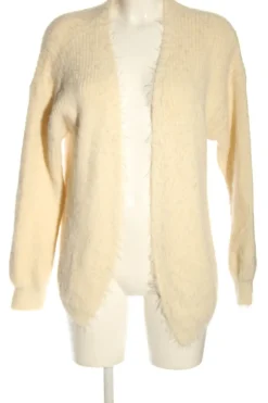 Strickbekleidung>Uno Piu Uno Strickjacke Größe 38 creme