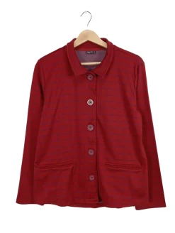 Strickbekleidung>Laura Torelli Strickjacke Größe 36 rot