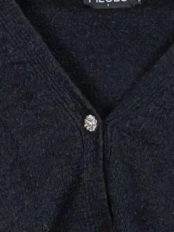 Strickbekleidung>Pieces Strickjacke Größe 36 schwarz