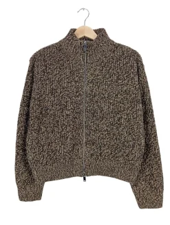 Strickbekleidung>MNG Strickjacke Größe 36 wollweiß