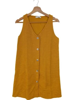 Kleider>MNG Strickkleid Größe 38 hellorange