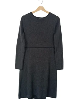 Kleider>Prana Strickkleid Größe 38 hellgrau