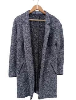 Strickbekleidung>M&S Collection Strickmantel Größe 36 hellgrau