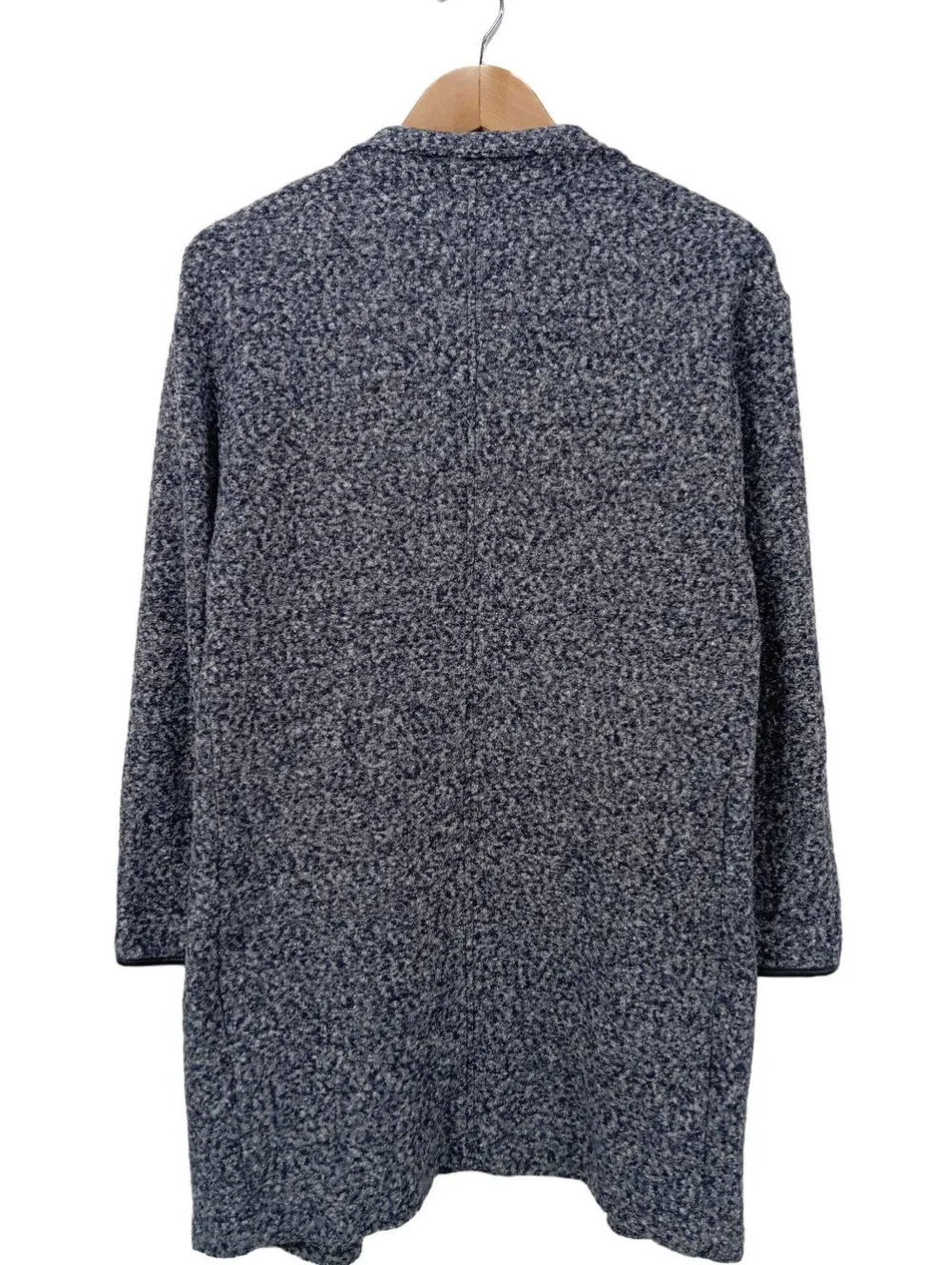 Strickbekleidung>M&S Collection Strickmantel Größe 36 hellgrau