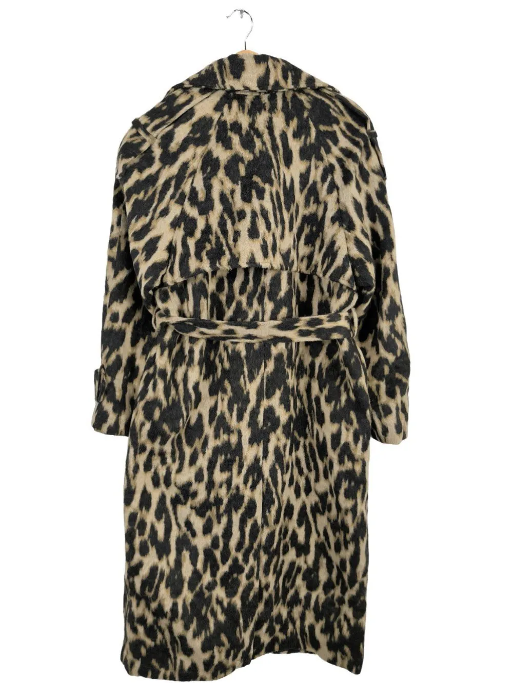 Strickbekleidung>Asos Strickmantel Größe 36 braunwollweiß