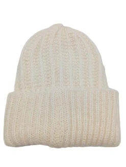 Mützen>Stradivarius Strickmütze wollweiß