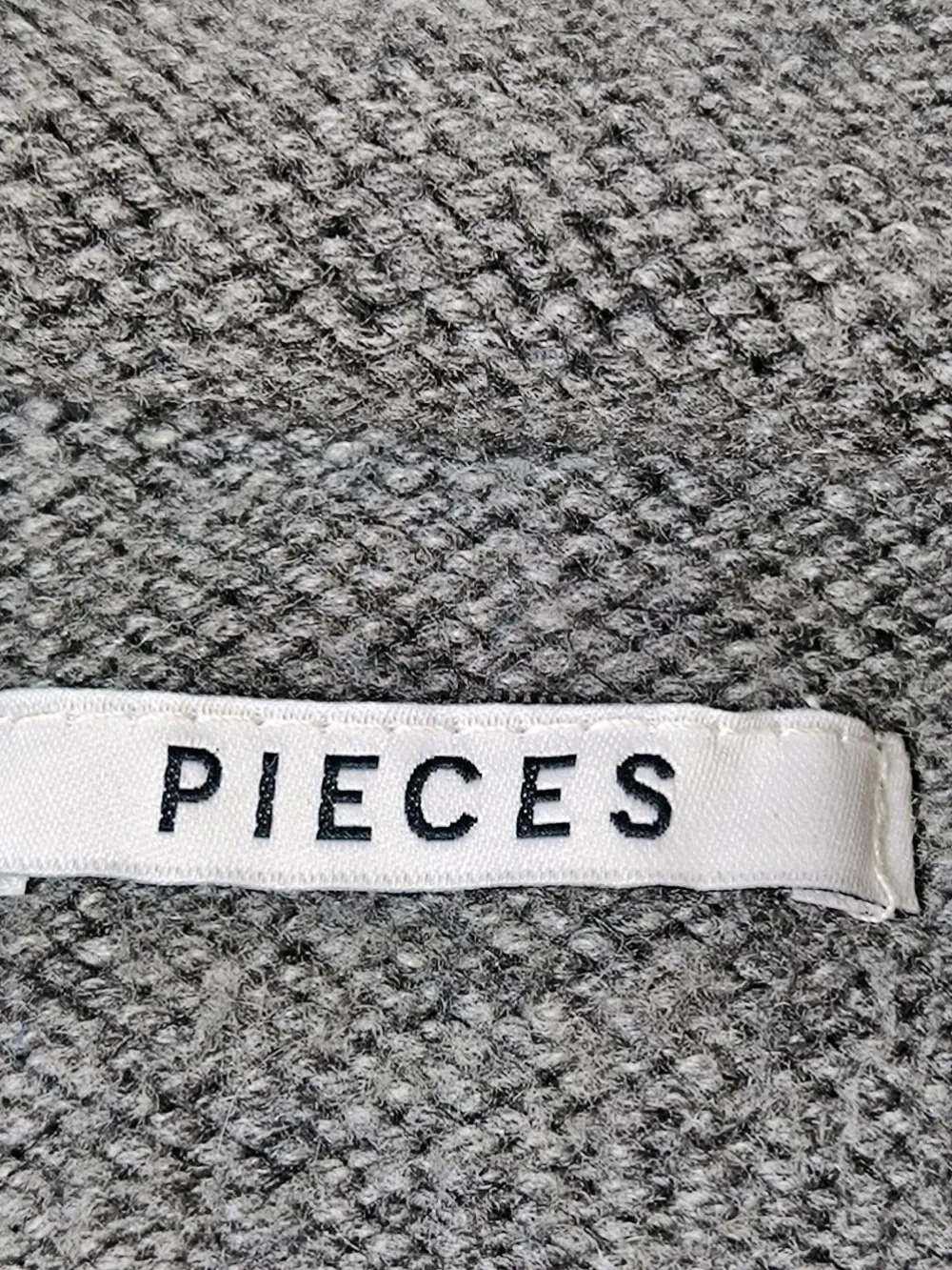 Mützen>Pieces Strickmütze hellgrau