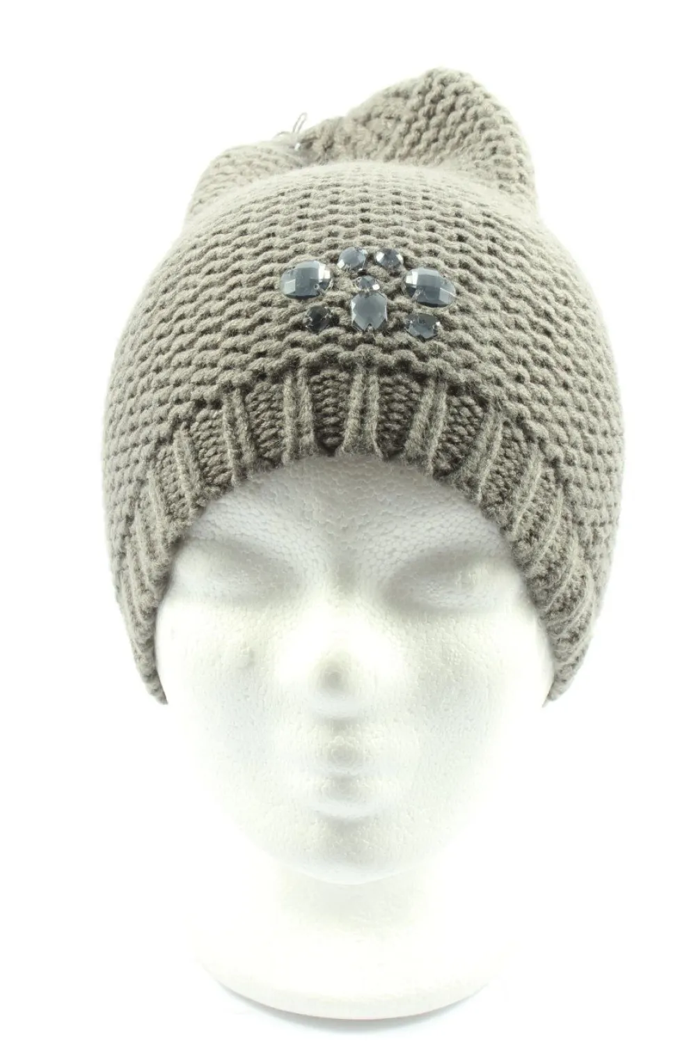 Mützen>TCM Strickmütze Größe 55 khaki