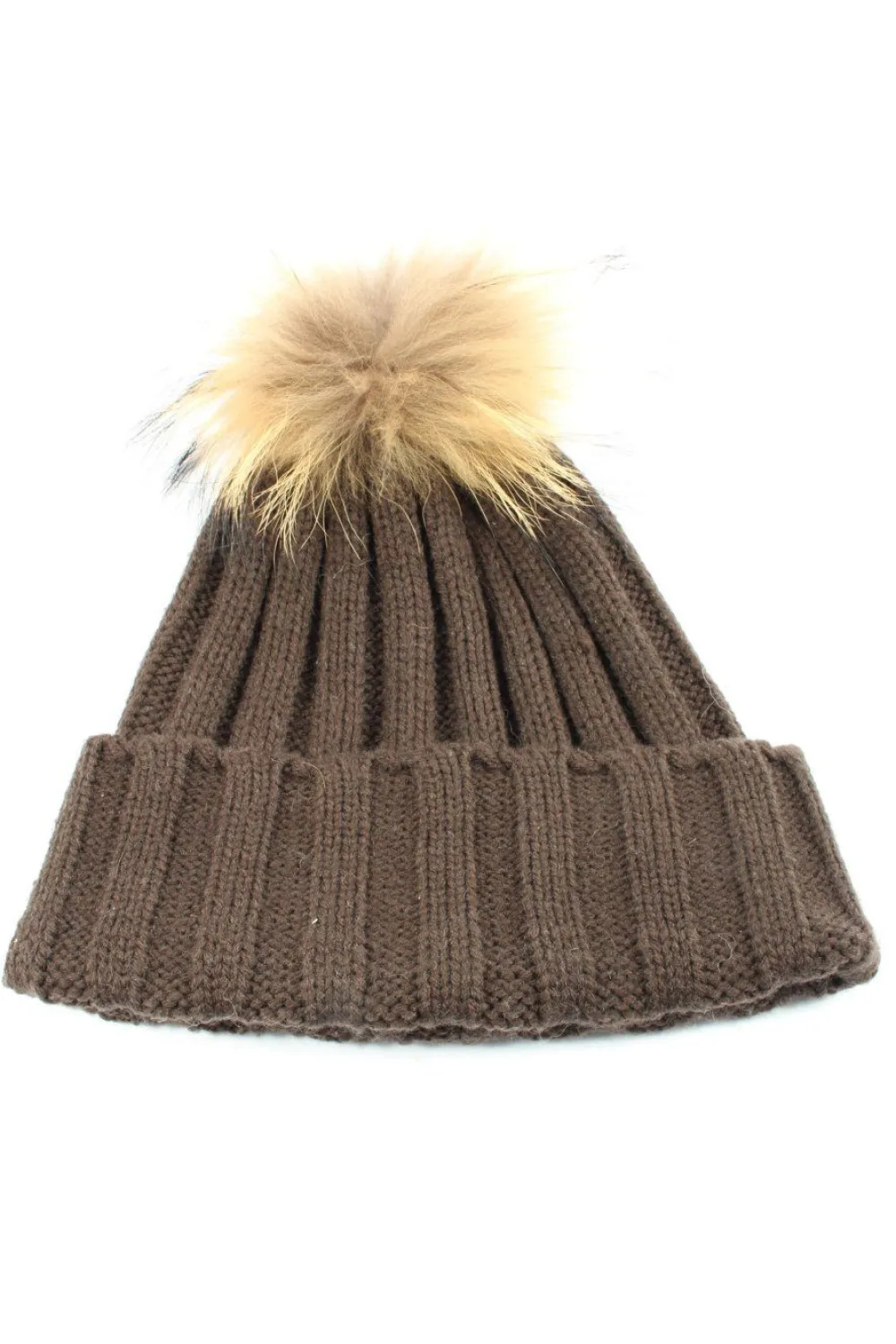 Mützen>Samaya Strickmütze Größe 57 braun