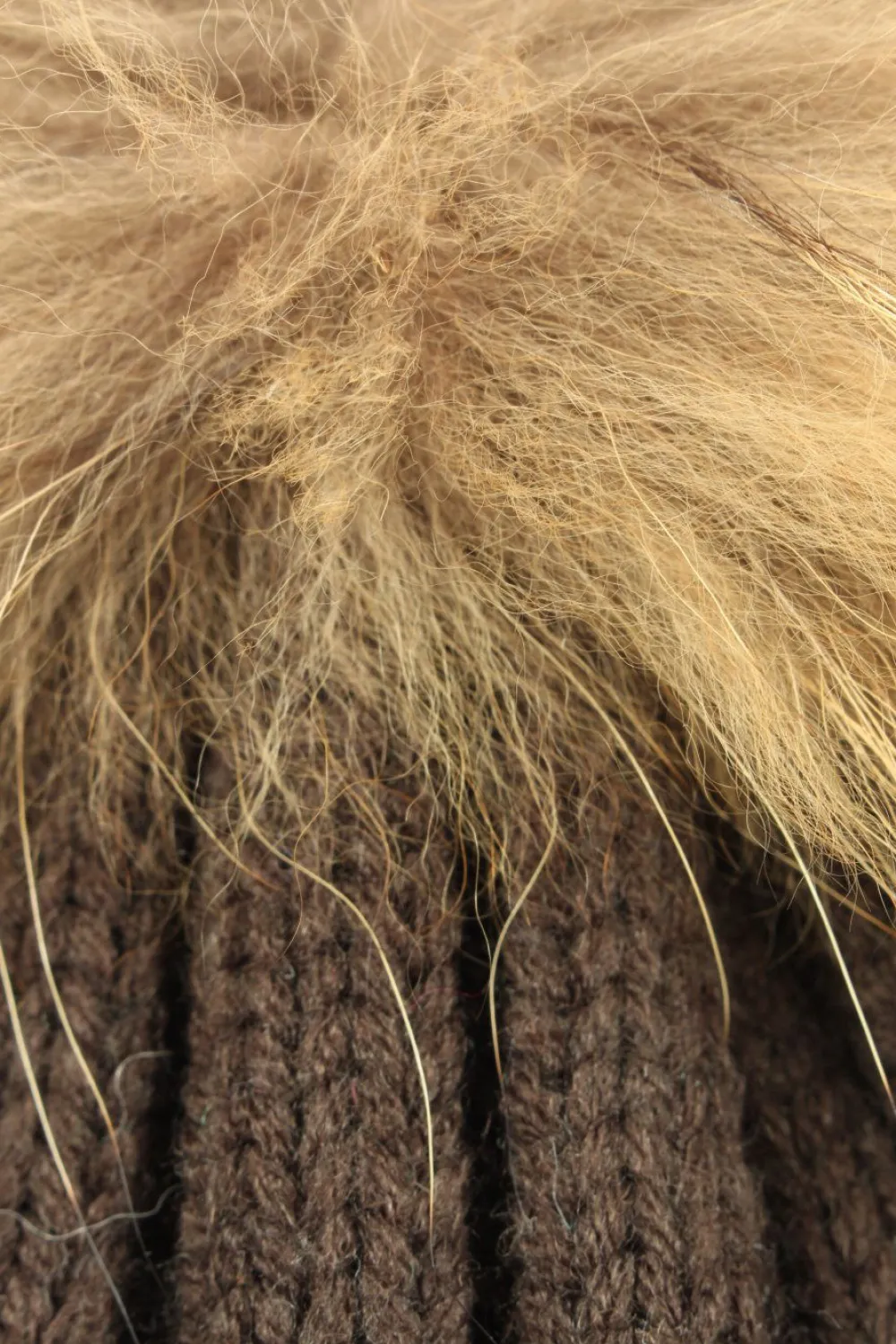 Mützen>Samaya Strickmütze Größe 57 braun