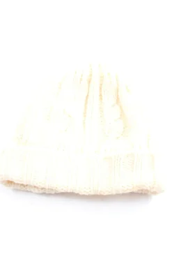 Mützen>Blue Motion Strickmütze Größe 54 wollweiß