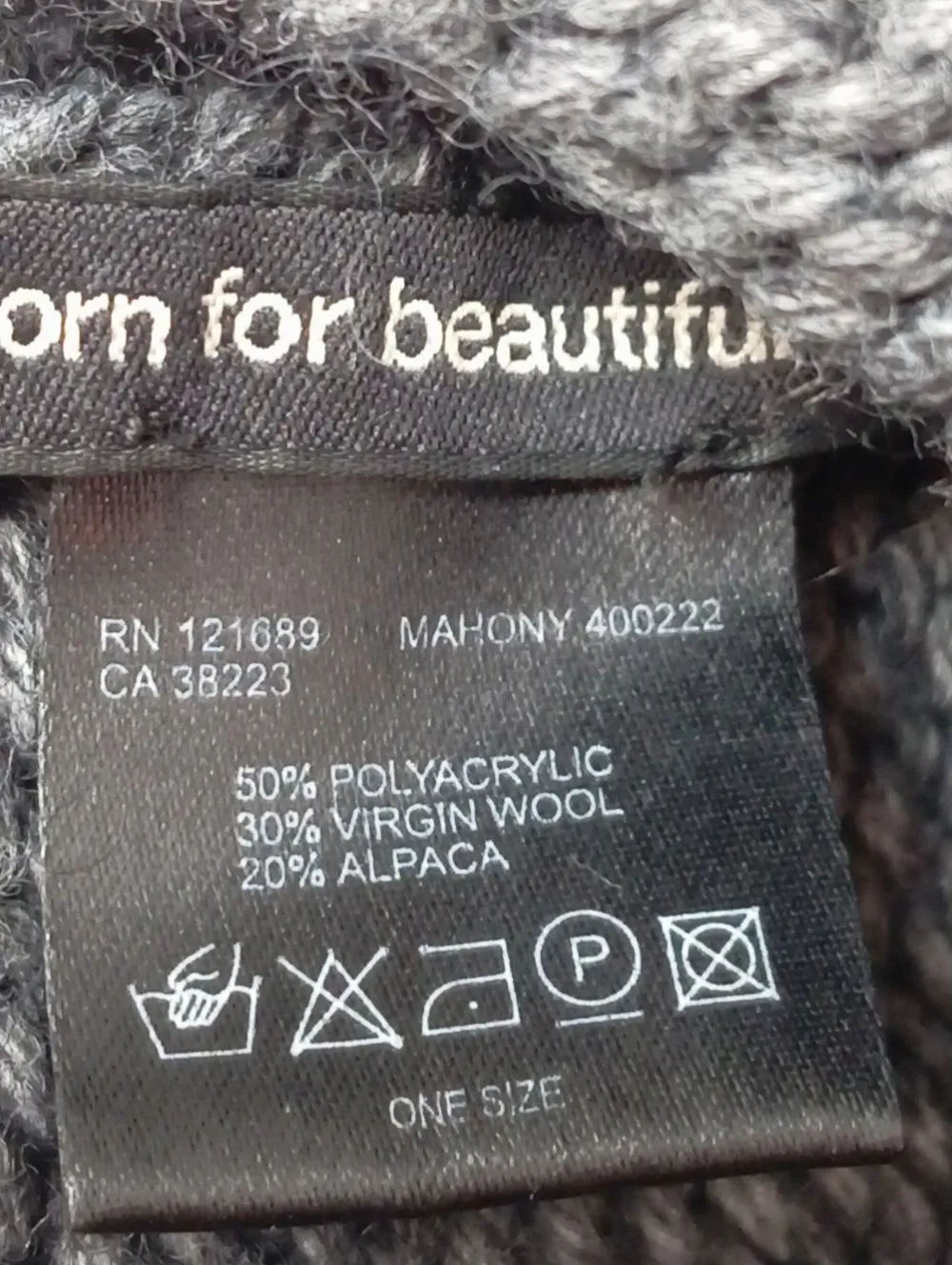 Mützen>drykorn for beautiful people Strickmütze Größe 56 hellgrau