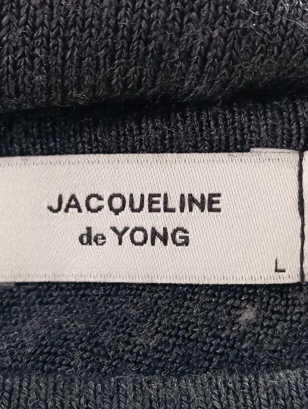 Strickbekleidung>Jacqueline de Yong Strickponcho Größe 40 hellgrau