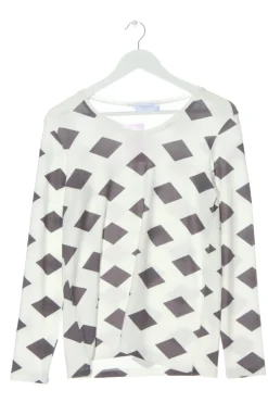 Pullover>Estefania Strickpullover Größe 36 weißhellgrau