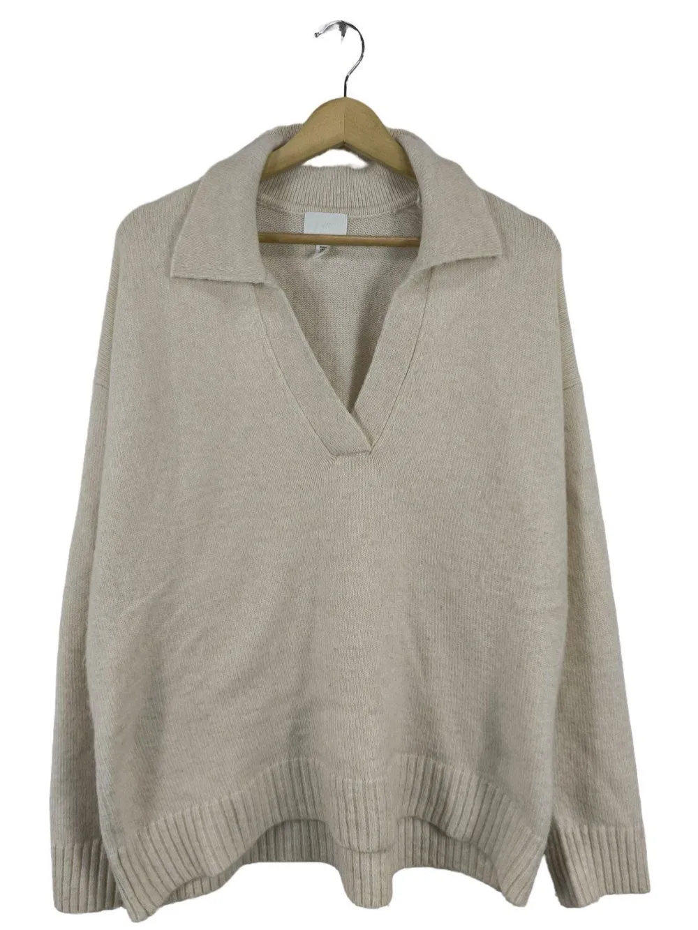 Pullover>H&M Strickpullover Größe 38 wollweiß