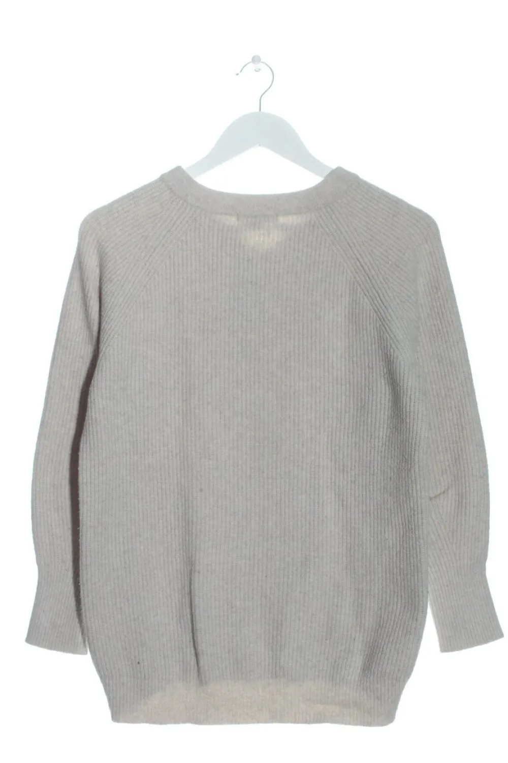 Pullover>UNI QLO Strickpullover Größe 34 hellgrau