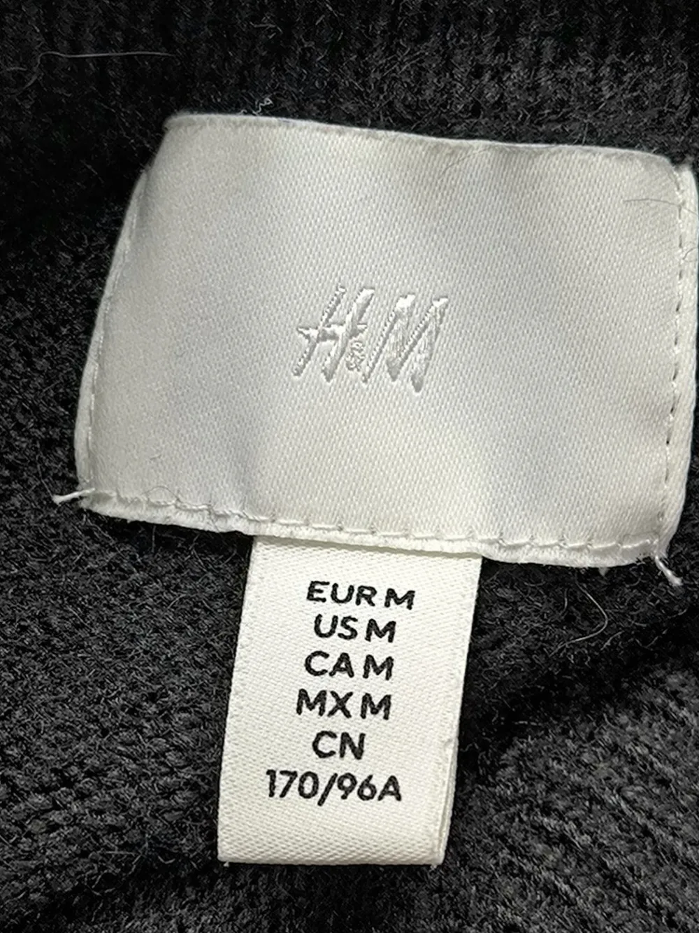 Pullover>H&M Strickpullover Größe 38 schwarz