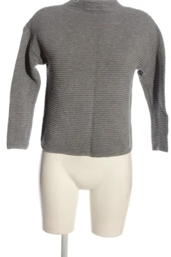 Pullover>H&M Basic Strickpullover Größe 34 hellgrau
