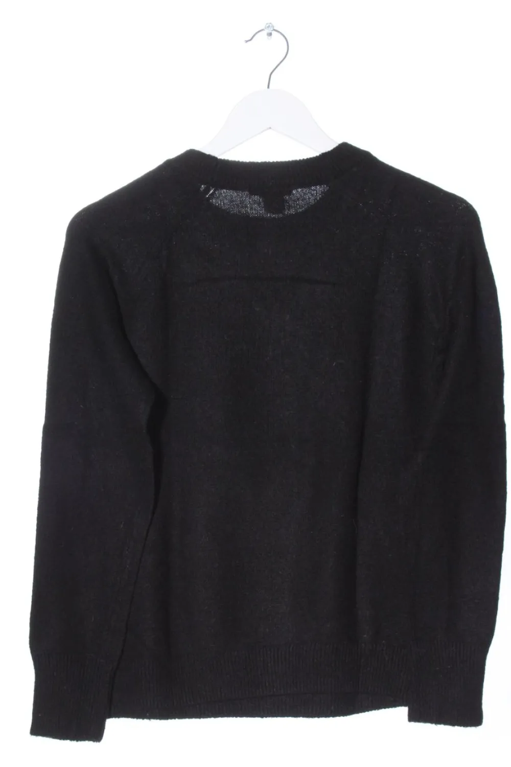 Pullover>H&M Strickpullover Größe 36 schwarzsilberfarben