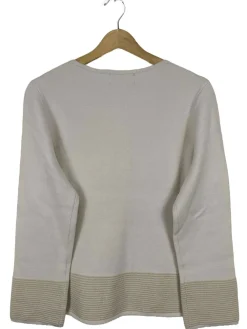 Pullover>jana ina Strickpullover Größe 40 wollweiß