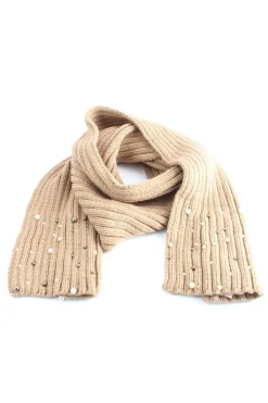 Schals>Madeleine Strickschal hellbraun