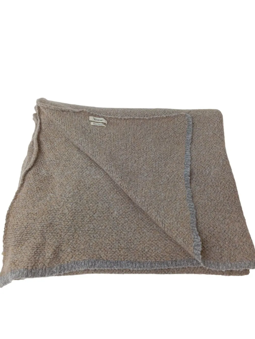 Schals>Yerse Strickschal graubraun