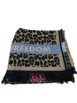 Schals>Zwillingsherz Strickschal cremeschwarz