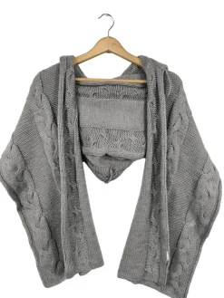 Schals>Blind Date Casual Strickschal hellgrau