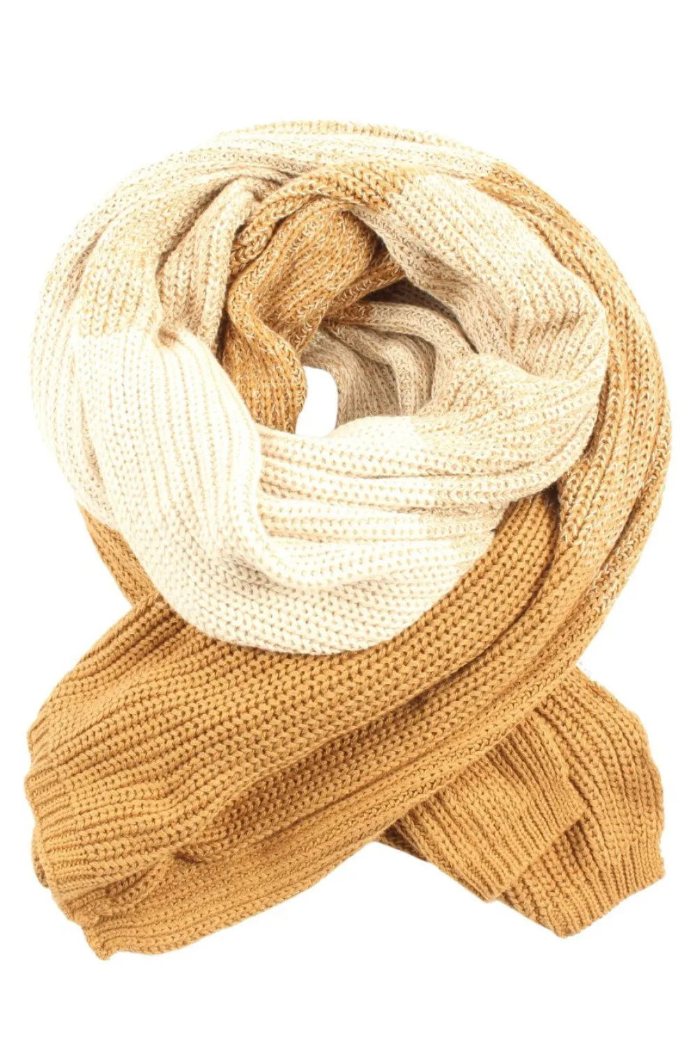 Schals>s.Oliver Strickschal sandbrauncreme