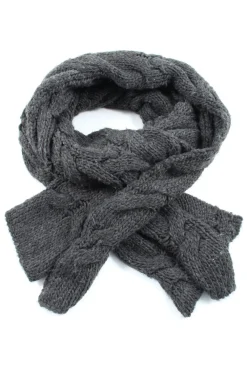 Strickschal-Himmelblau