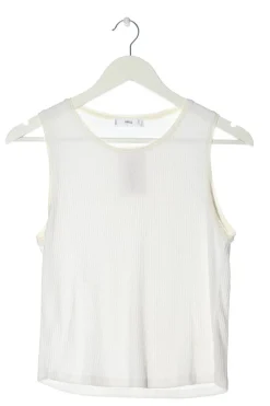 Tops>MNG Stricktop Größe 36 weißwollweiß