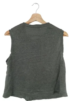 Westen>Massimo Dutti Strickweste Größe 38 hellgrau