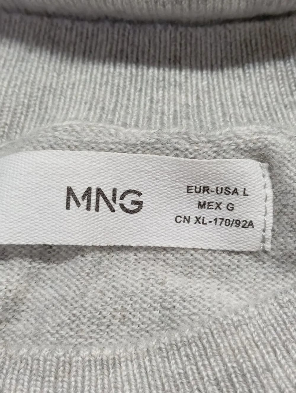 Westen>MNG Strickweste Größe 40 hellgrau