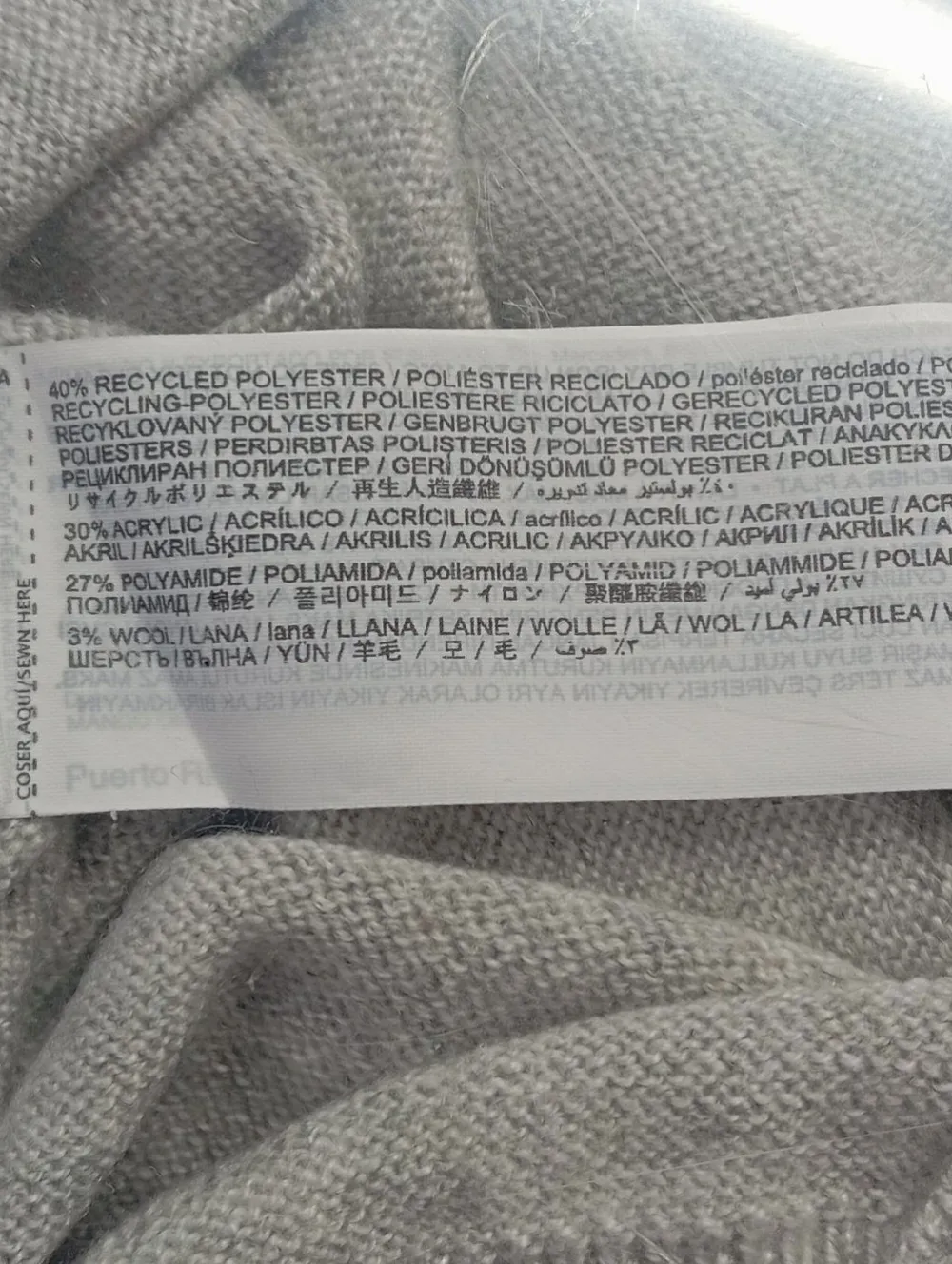 Westen>MNG Strickweste Größe 40 hellgrau