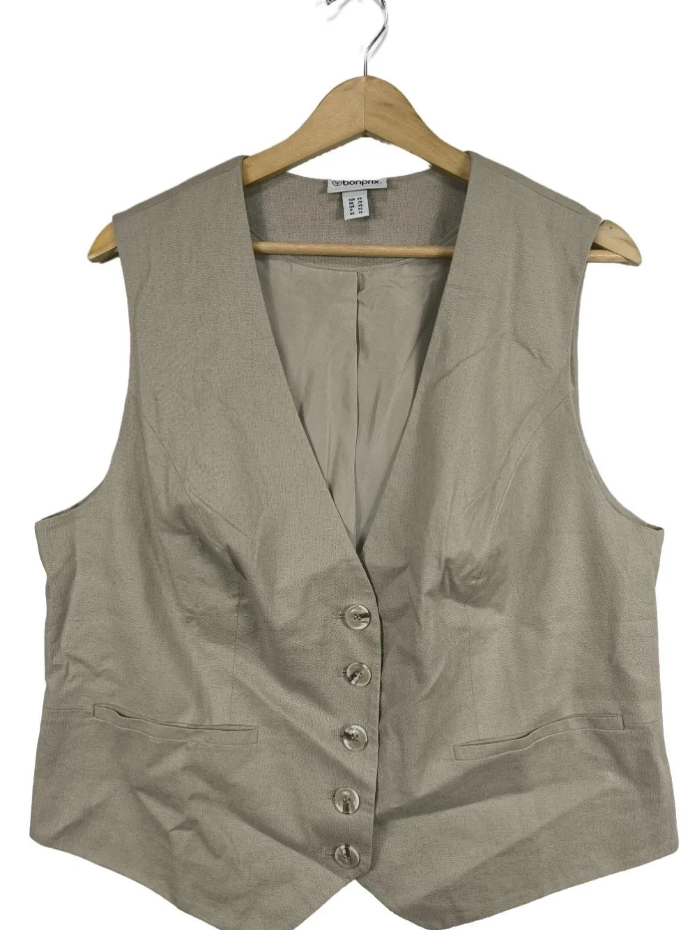 Westen>Bonprix Strickweste Größe 46 wollweiß