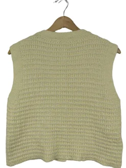 Westen>MNG Strickweste Größe 38 blassgelb