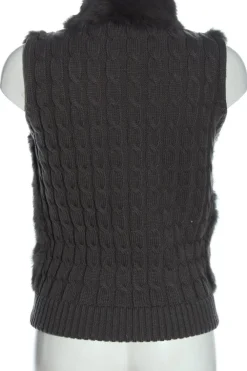 Westen>Oakwood Strickweste Größe 36 hellgrau