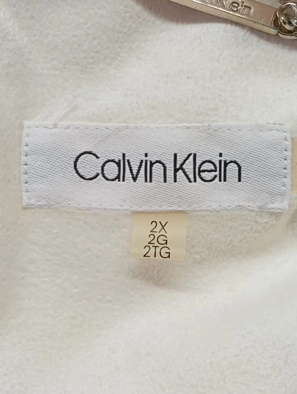 Westen>Calvin Klein Strickweste Größe 44 creme