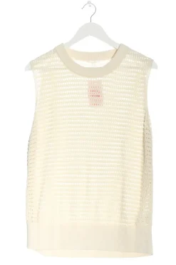 Westen>COS Strickweste Größe 40 hellbeige