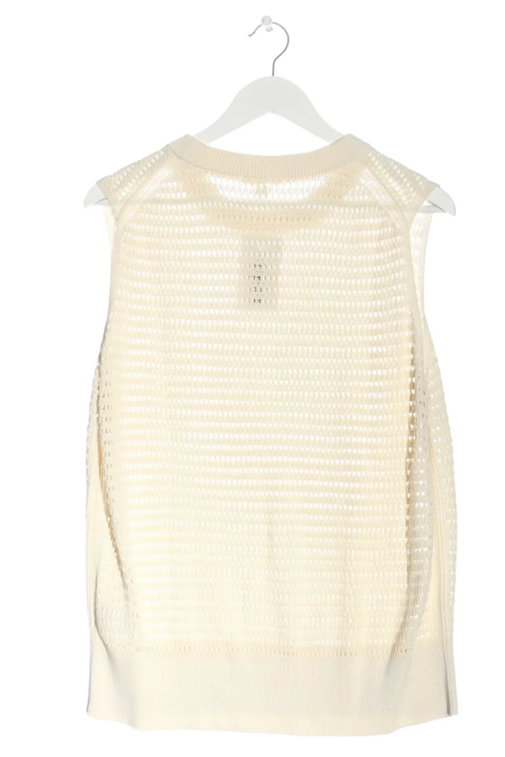 Westen>COS Strickweste Größe 40 hellbeige
