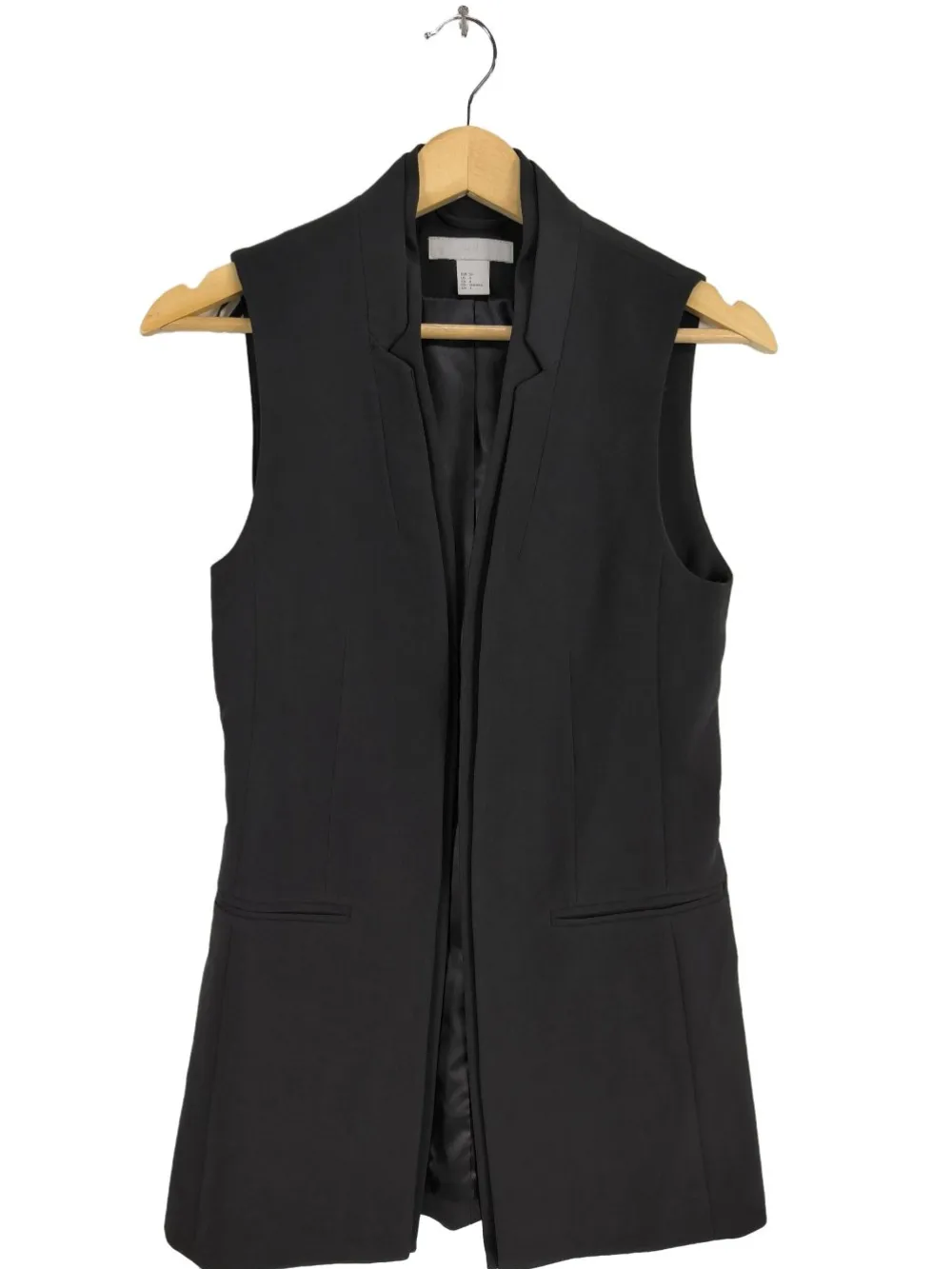 Westen>H&M Strickweste Größe 34 schwarz